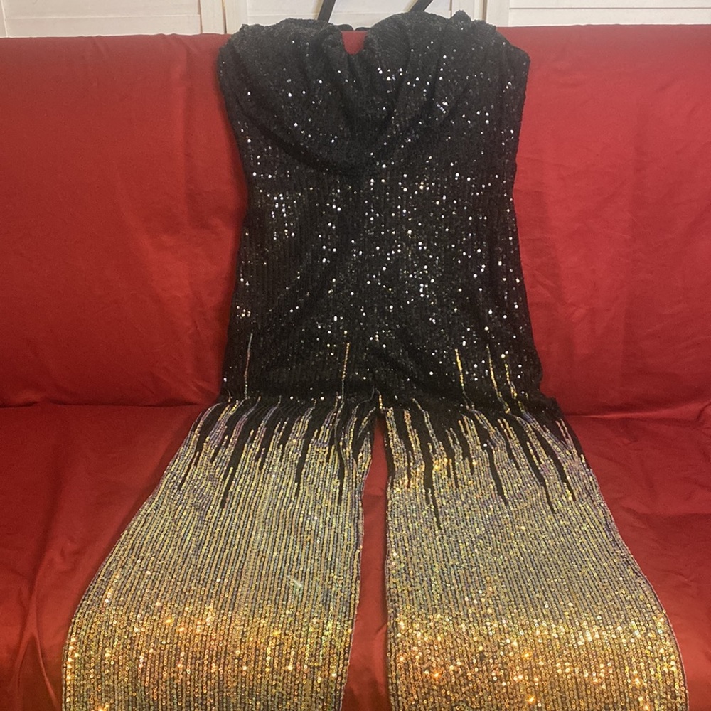 Fashion Nova Sequin Jumpsuit - Picture 4 of 4